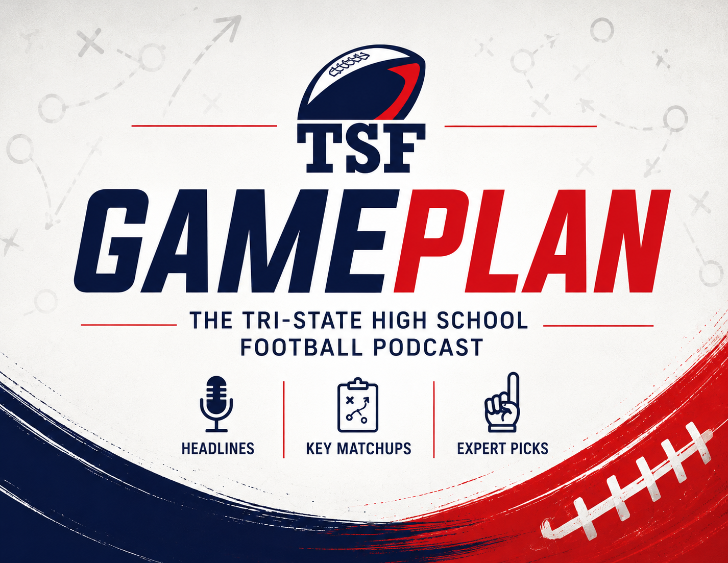 TSF GamePlan high school football podcast featuring headlines, key matchups and expert picks