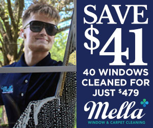 Mella Window & Carpet Cleaning window cleaning special