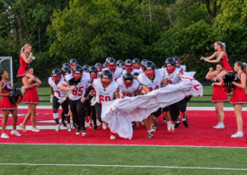 Holy Cross football team takes the field during the 2026 season.