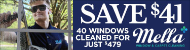 Mella Window & Carpet Cleaning window cleaning coupon