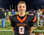 Anderson quarterback Owen Scalf after throwing six touchdown passes in the Raptors' 47-21 victory over Winton Woods in Week 9.
